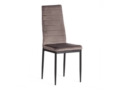 Стул Easy Chair (mod. 24-1) Dark grey (тёмно-серый) HLR24 / чёрный